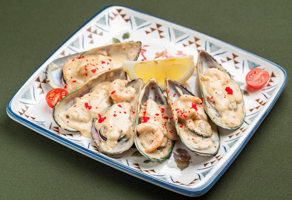 Мидии по-французски