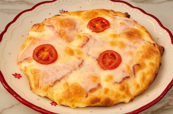 Пицца с ветчиной и сыром