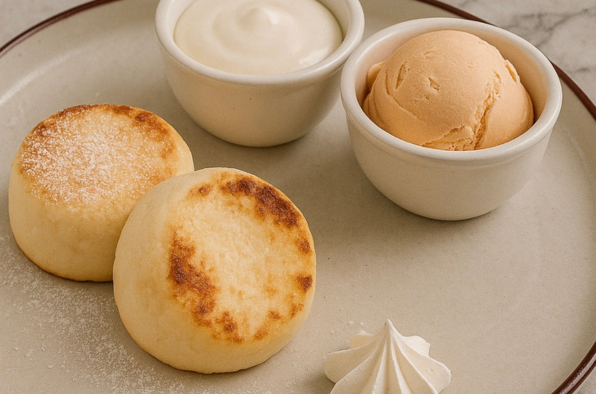 Сырники с мороженным