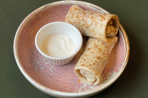 Блины с мясом