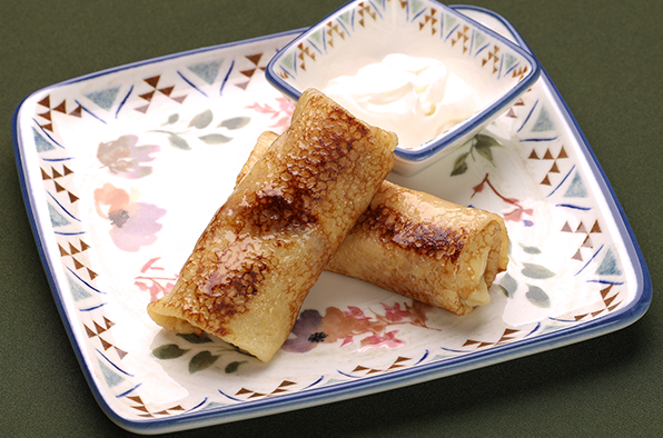 Блины с мясом