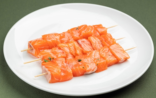 Полуфабрикат Стейк из семги на барбекю